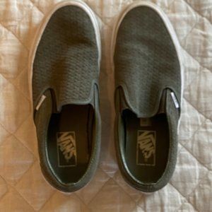 Vans Textured Slip on Sneakers